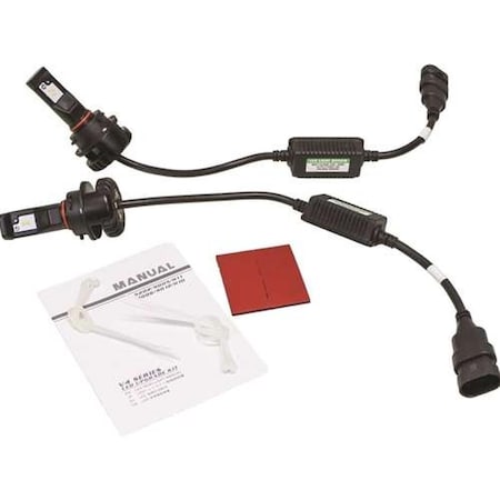 Aftermarket KM LED 9006 Bulb Headlight Conversion Kit 2718-KM